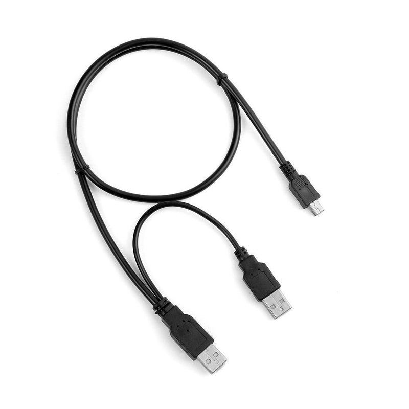 MaxLLToâ„¢ USB Y Charger Data Cable Cord for EMC Iomega eGo USB 2.0 Portable Hard Drive HDD - Image 4